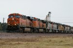 BNSF 7448, 4058, NREX 2694, 2654, 2685, 2698, 2669